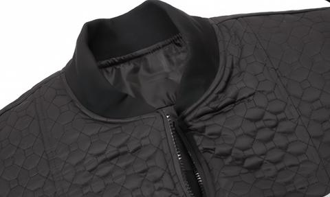Image of Quilted Stab Proof Jacket(Black)