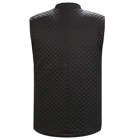 Image of Quilted Sleeveless Stab Proof Vest(Black)